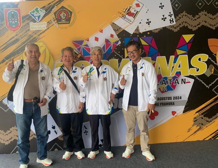 PWI Jabar Raih Medali Emas Cabor Bridge Porwanas 2024